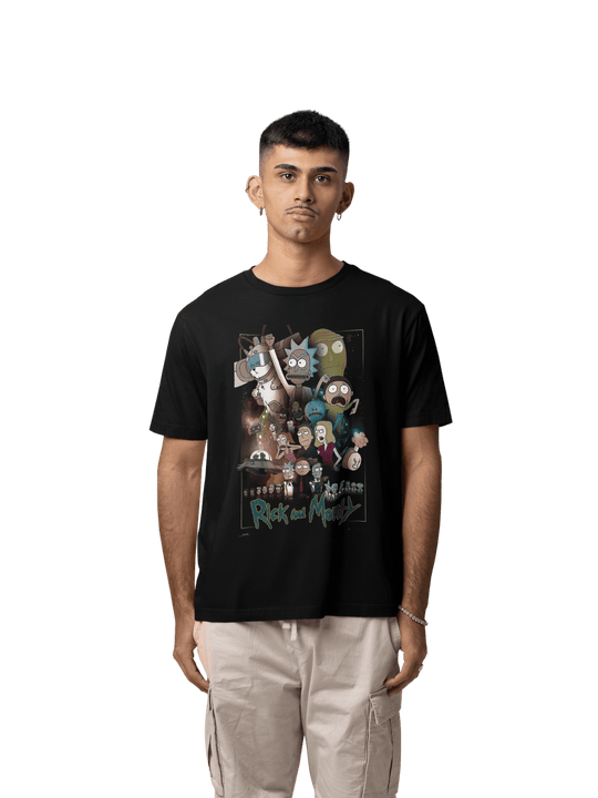 Playera Hombre Algodón Rick y Morty Caricaturas Beloma