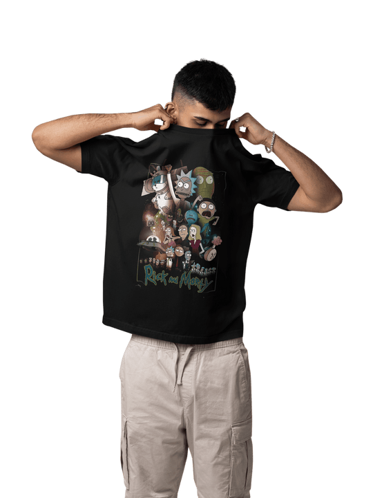 Playera Hombre Algodón Rick y Morty Caricaturas Beloma