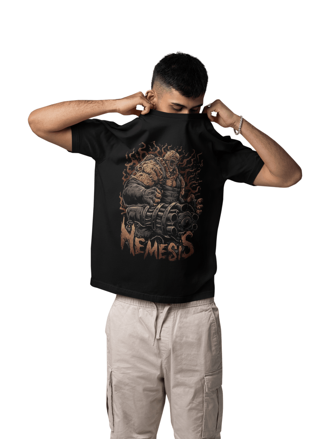 Playera Hombre Algodón Resident Evil Némesis Videojuegos Beloma