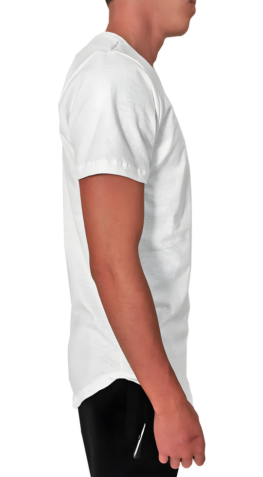 Playera Hombre Blanca Anime Clásica Caballeros del Zodiaco Algodon