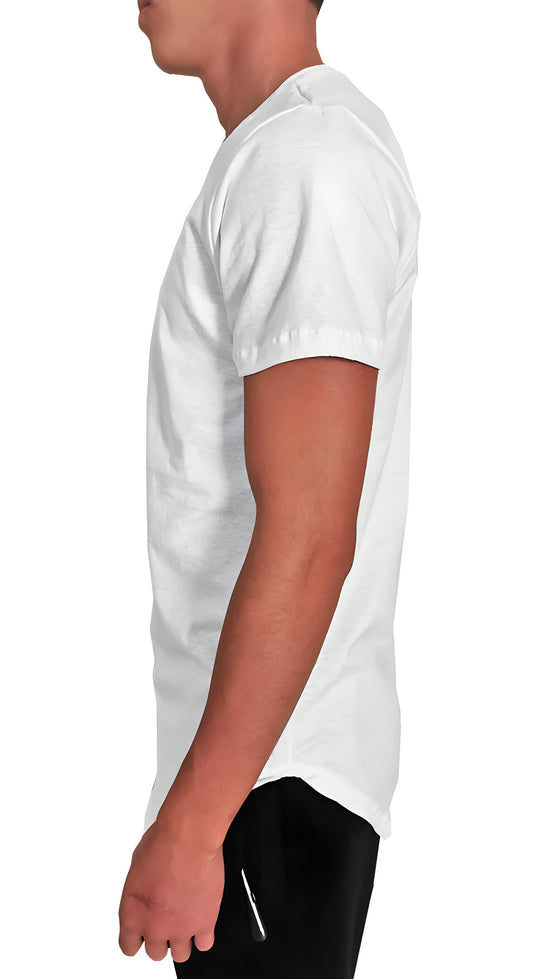 Playera Hombre Blanca Anime Clásica Caballeros del Zodiaco Algodon