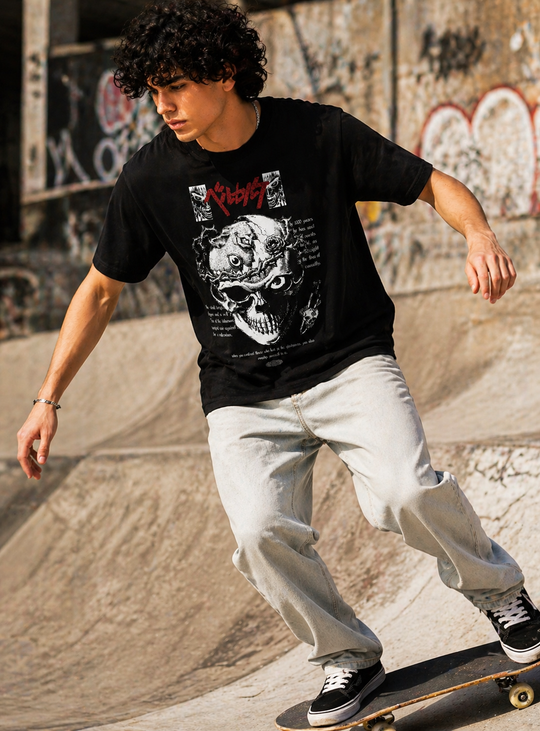 Playera Berserk Hombre Algodon Estampada Anime Retro Beloma