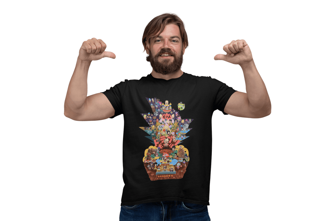 Playera Anime Hombre Dragon Ball Goku Niño Beloma