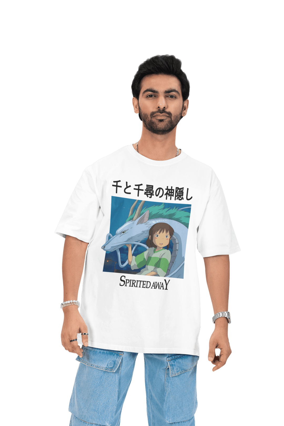 Playera Anime Hombre Algodon El Viaje de Chihiro Studio Ghibli Beloma