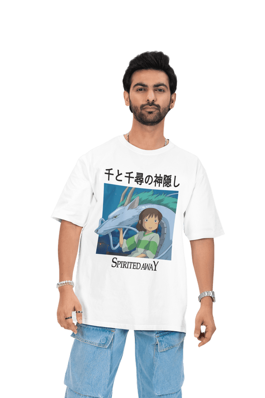 Playera Anime Hombre Algodon El Viaje de Chihiro Studio Ghibli Beloma