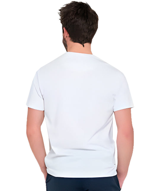 Playera Hombre Blanca Anime Clásica Caballeros del Zodiaco Algodon