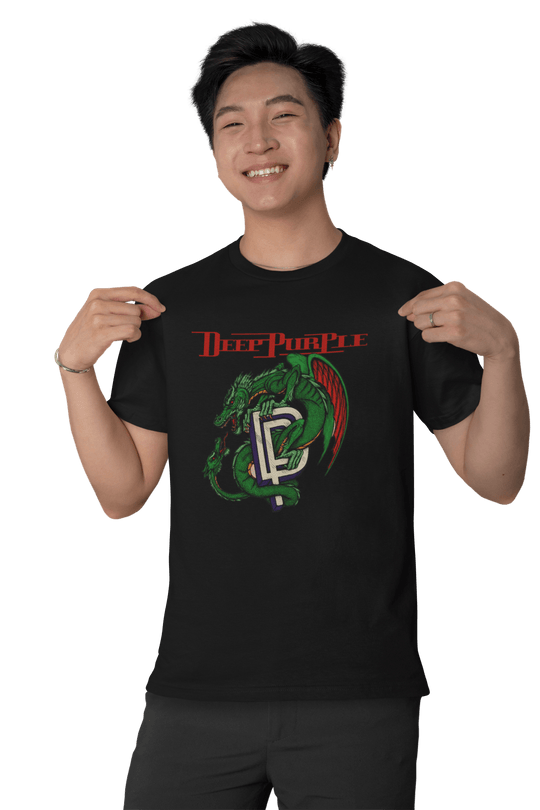 Playera Hombre Algodón Deep Purple Rock Música Beloma