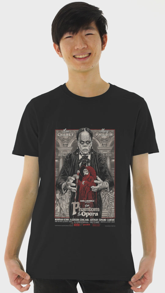Playera Hombre Algodón Phantom of the Opera Películas Terror Beloma