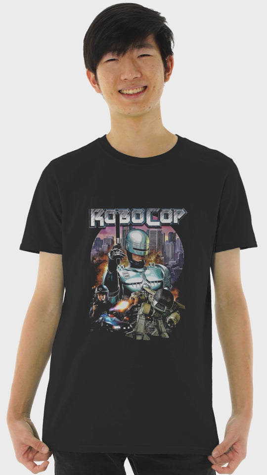 Playera Hombre Algodón Robocop Películas Beloma