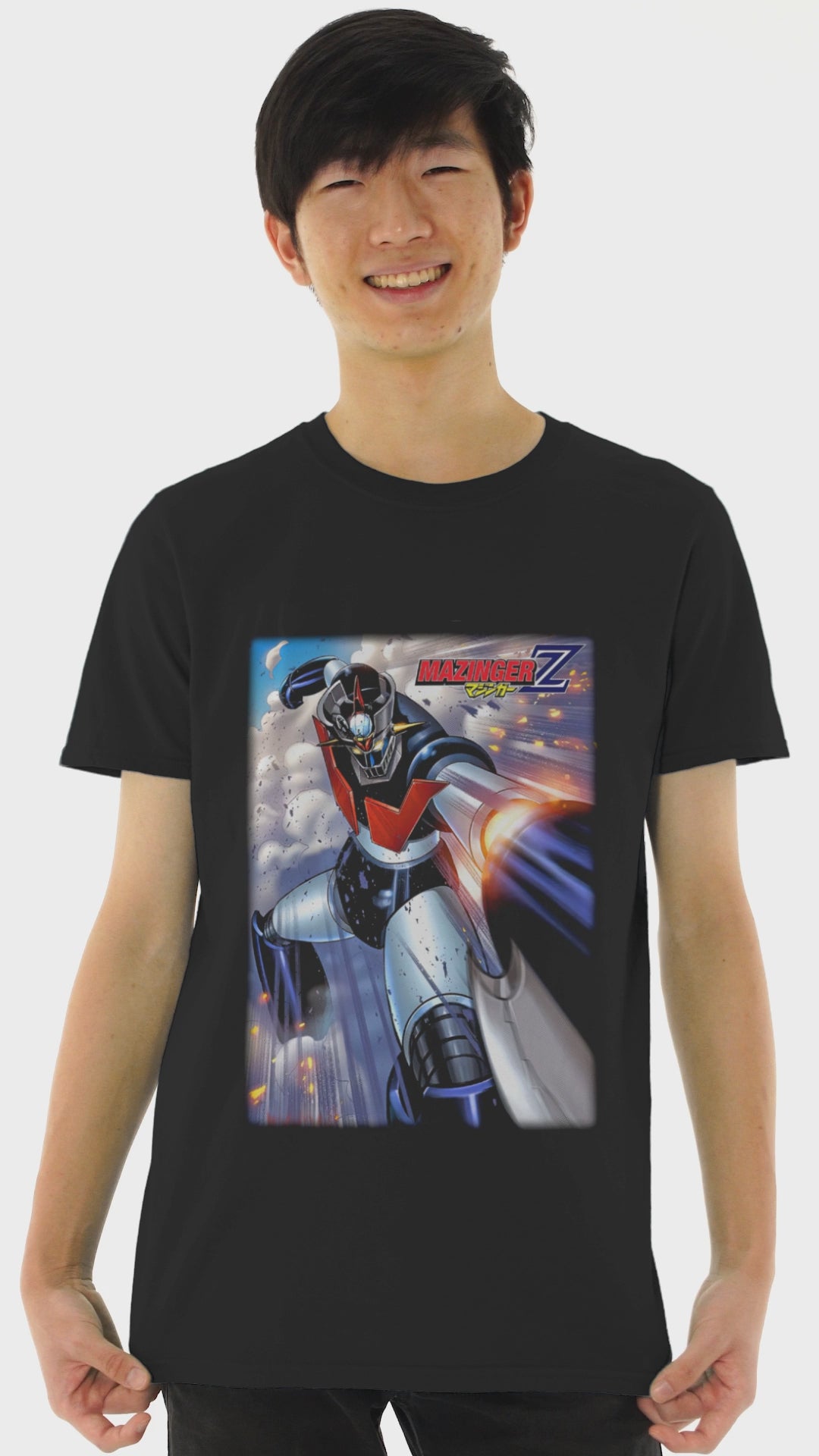 Playera Anime Hombre Algodon Mazinger Z Mecha Robots Beloma
