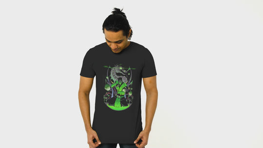 Playera Hombre Algodón Mortal Kombat Reptile Videojuegos Beloma