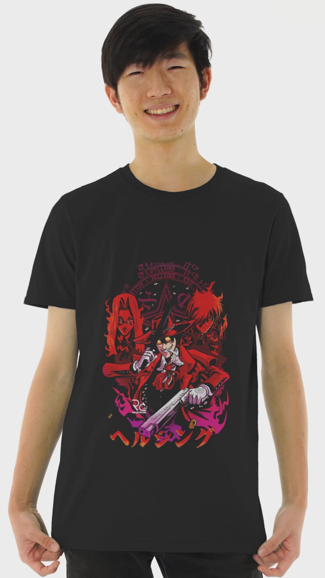 Playera Anime Hombre Algodon Hellsing Beloma