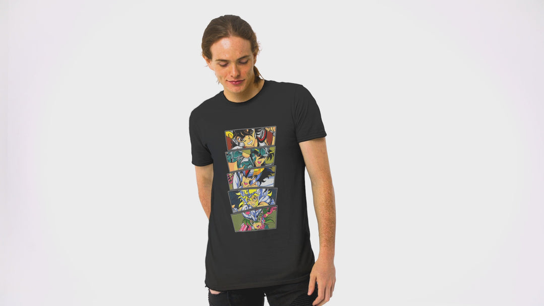 Playera Anime Hombre Algodon Caballeros del Zodiaco Beloma