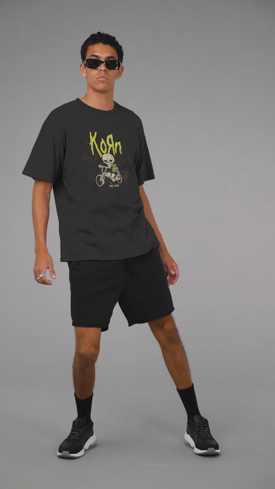 Playera Hombre Algodón Korn Música Beloma