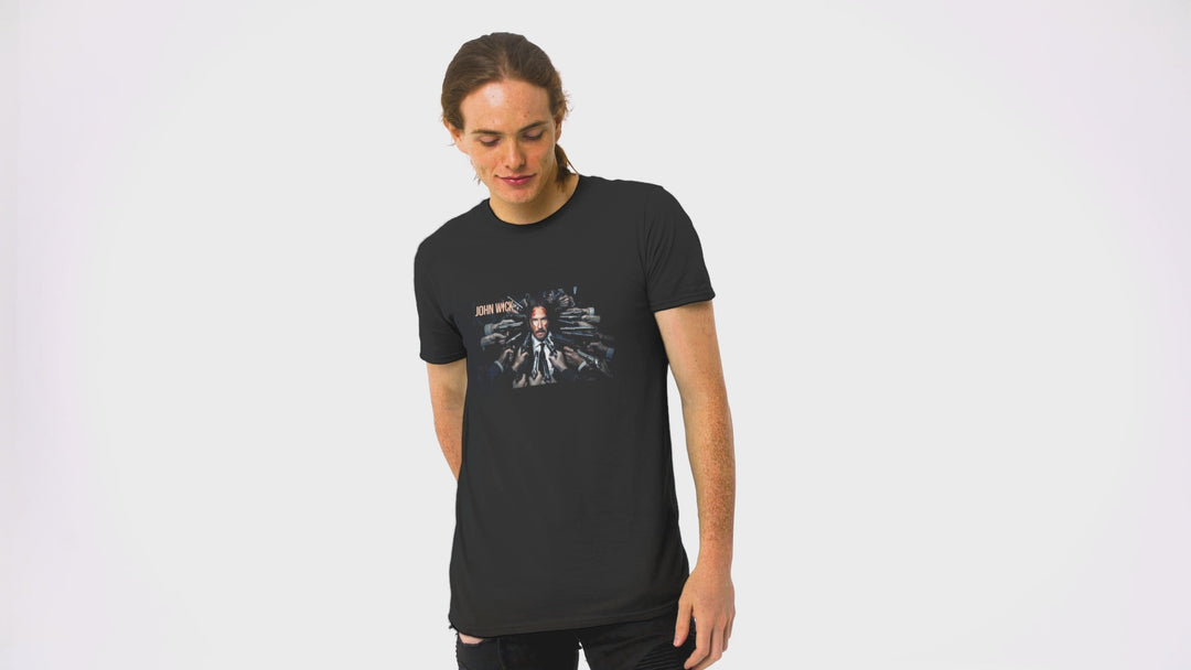 Playera Hombre Algodón John Wick Armas Películas Beloma