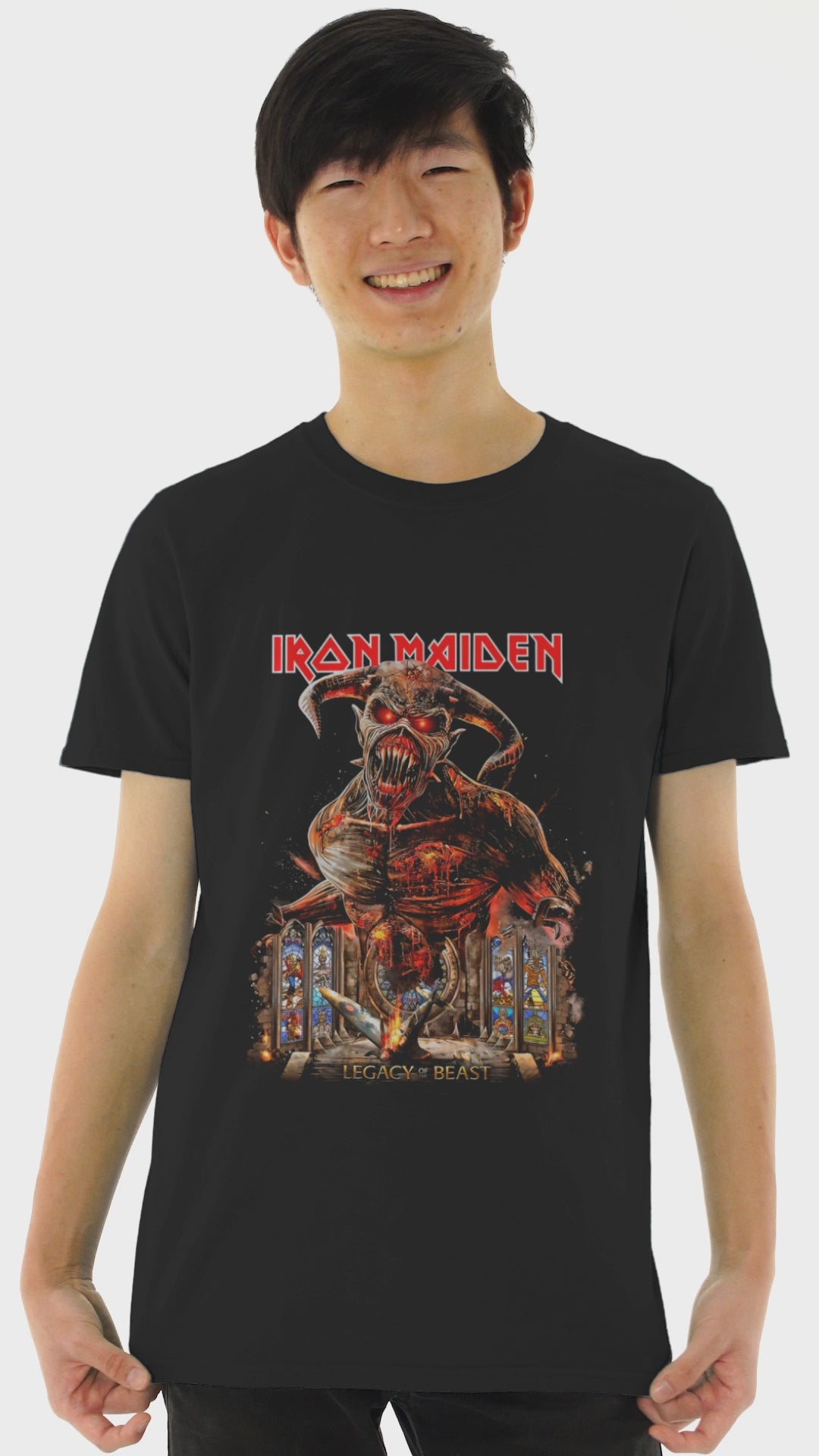 Playera Hombre Algodón Iron Maiden - Legacy Rock Música Beloma