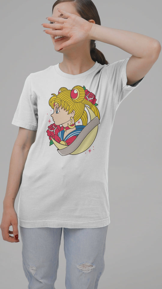 Playera Anime Mujer Sailor Moon Magia Poder Lunar Beloma