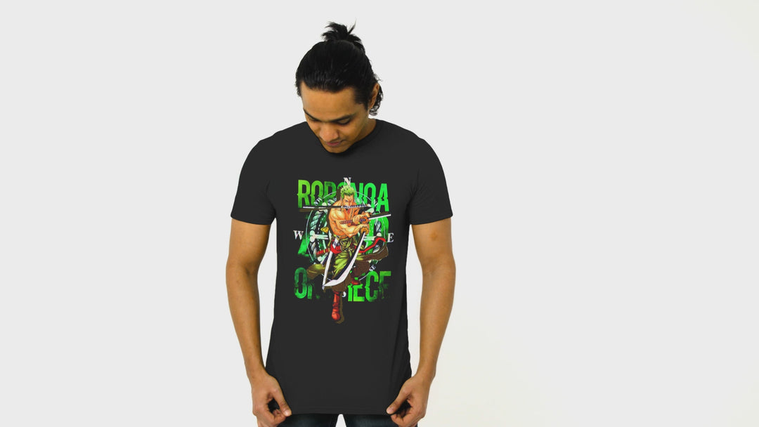 Playera Anime Hombre Algodon One Piece Zoro Beloma