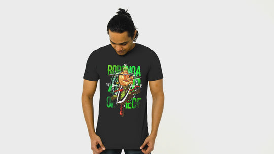 Playera Anime Hombre Algodon One Piece Zoro Beloma