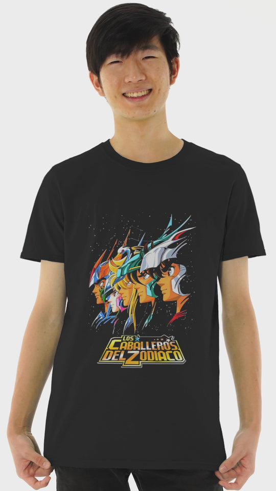 Playera Anime Hombre Algodon Caballeros del Zodiaco Beloma