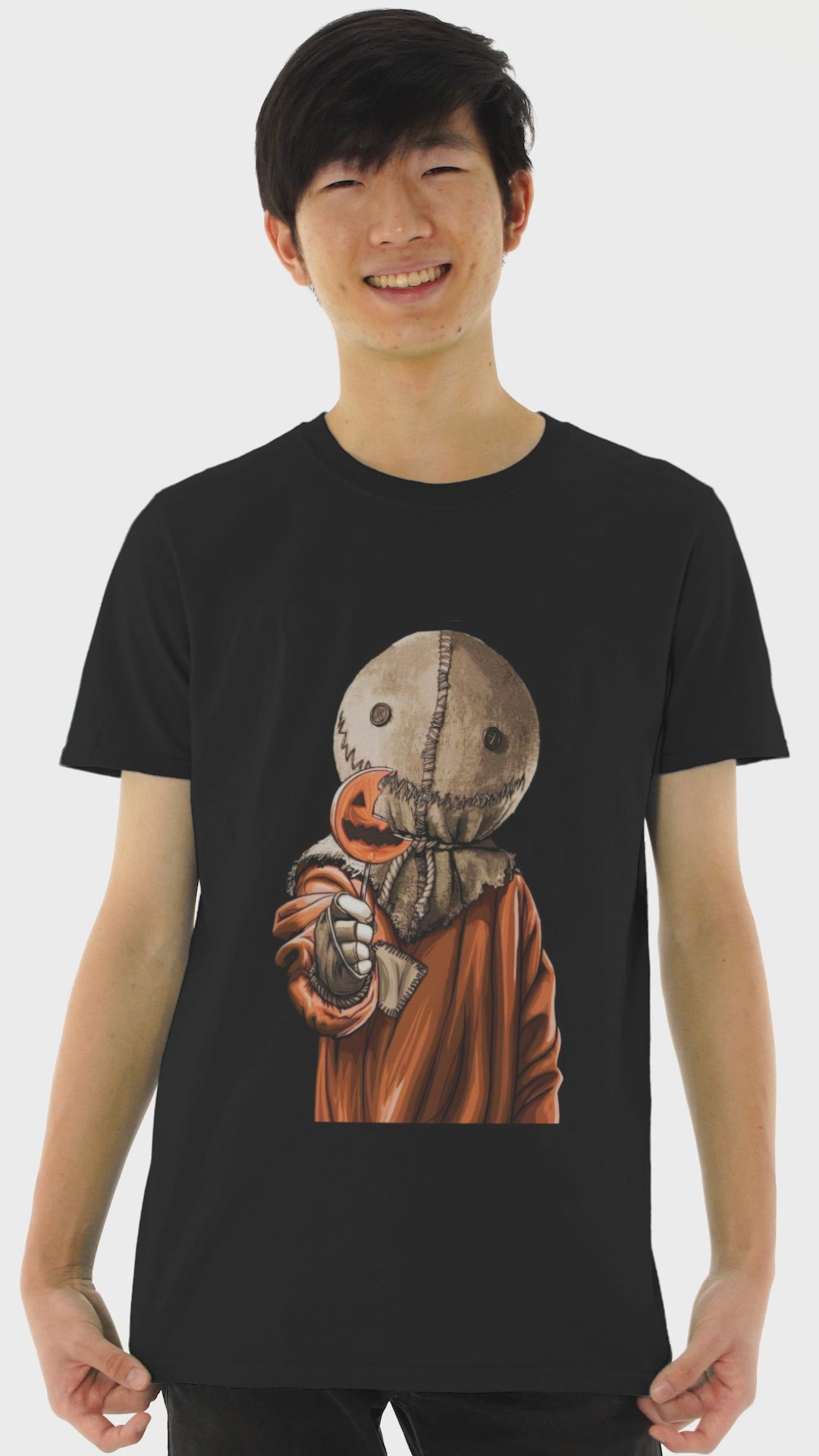 Playera Hombre Algodón Trick or Treat Películas Terror Beloma