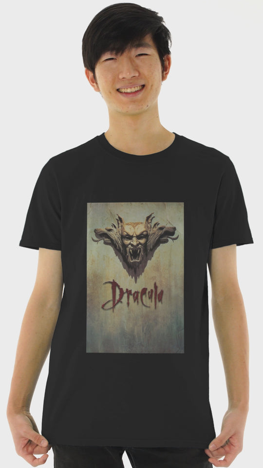Playera Hombre Algodón Drácula Películas Terror Beloma