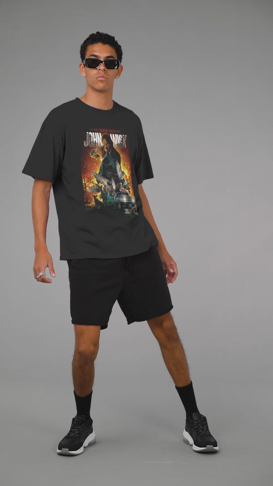 Playera Hombre Algodón John Wick Poster Películas Beloma