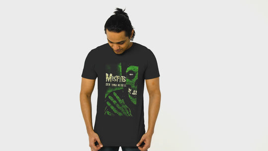 Playera Hombre Algodón Misfits Música Beloma