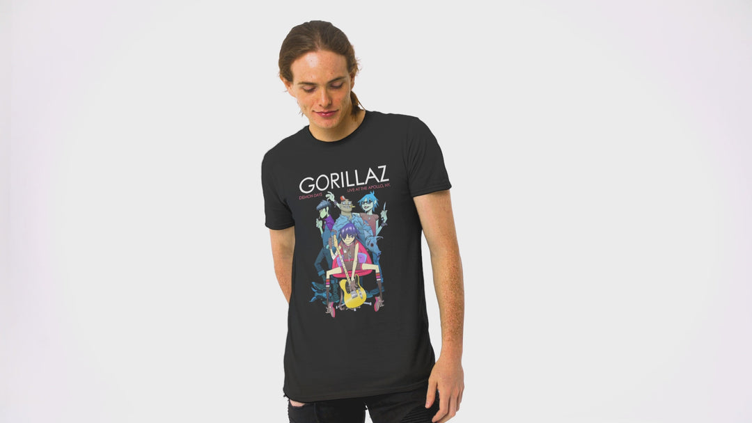 Playera Hombre Algodón Gorillaz Música Beloma