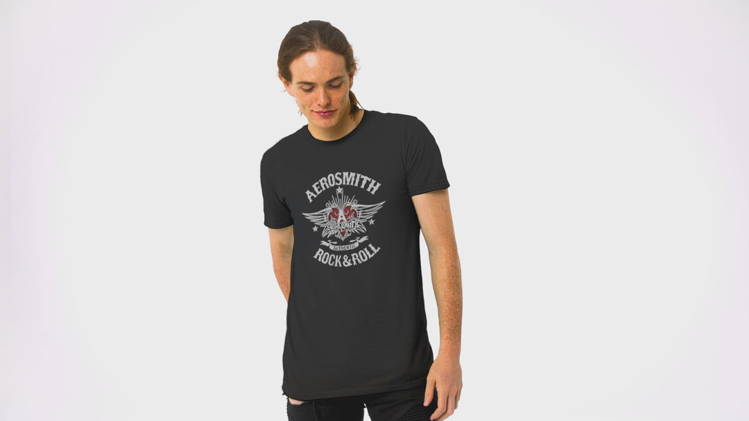 Playera Hombre Algodón Aerosmith Rock Música Beloma
