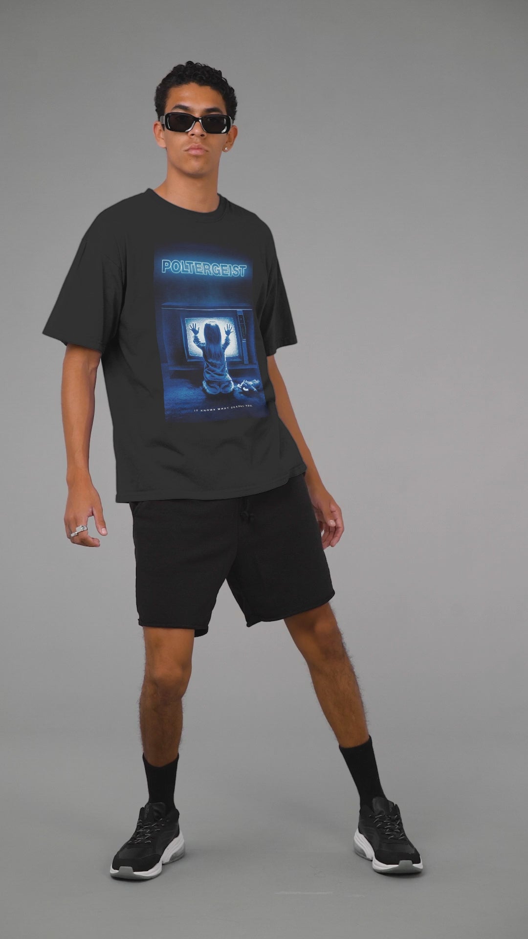 Playera Hombre Algodón Poltergeist Películas Terror Beloma