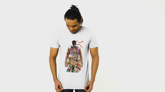 Playera Hombre Algodón Street Fighter Personajes Clásico Beloma