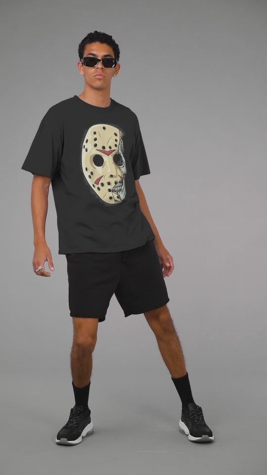 Playera Hombre Algodón Jason Viernes 13 Mask Películas Terror Beloma