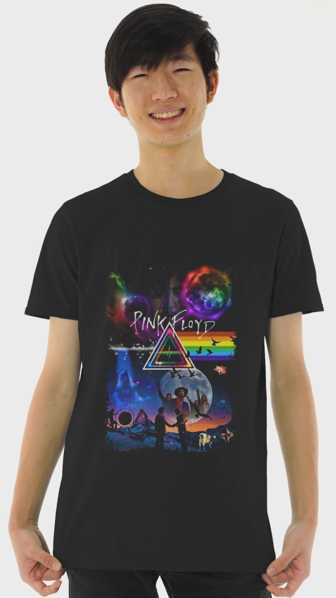 Playera Hombre Algodón Pink Floyd Música Beloma