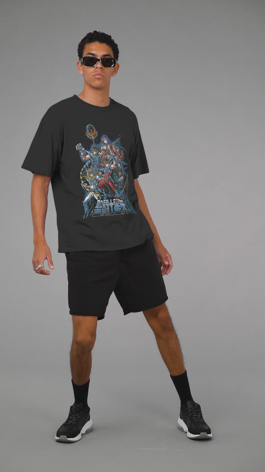 Playera Anime Hombre Algodon Caballeros del Zodiaco Beloma