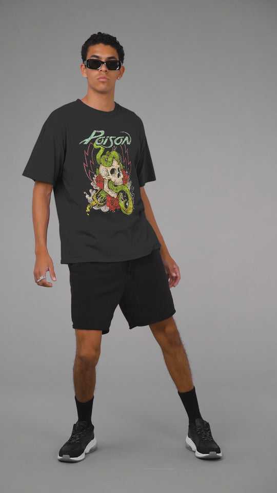 Playera Hombre Algodón Poison Música Beloma