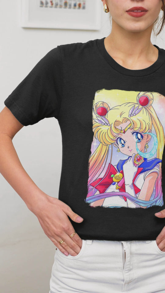 Playera Anime Mujer Sailor Moon Magia Poder Lunar Beloma