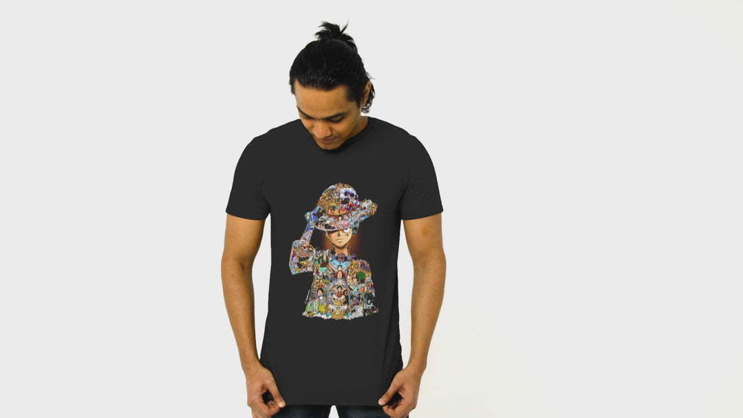Playera Anime Hombre Algodon One Piece Luffy Beloma