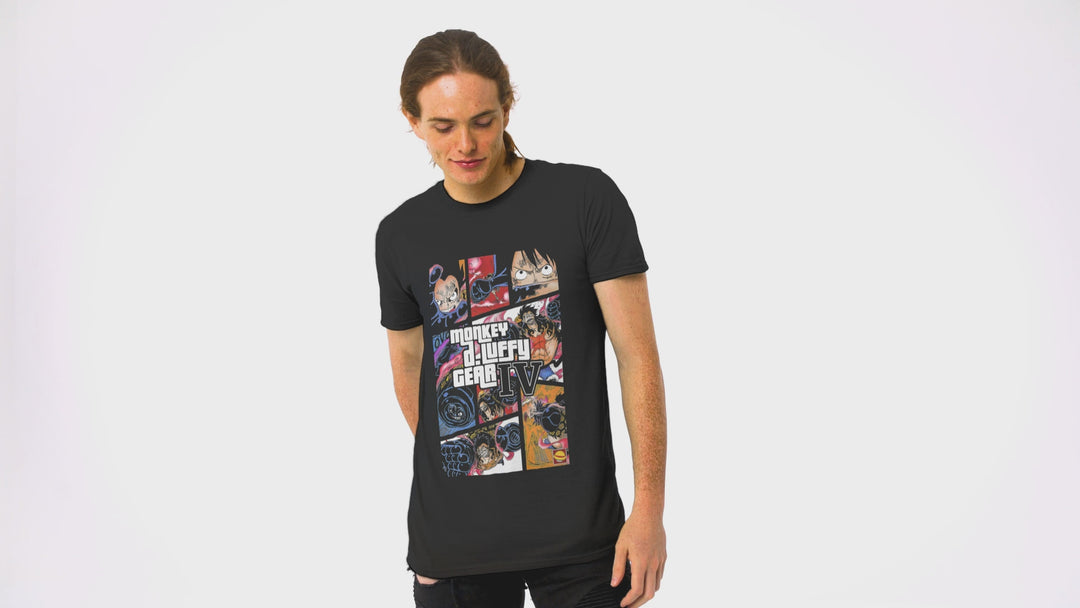 Playera Anime Hombre Algodon One Piece Piratas Beloma