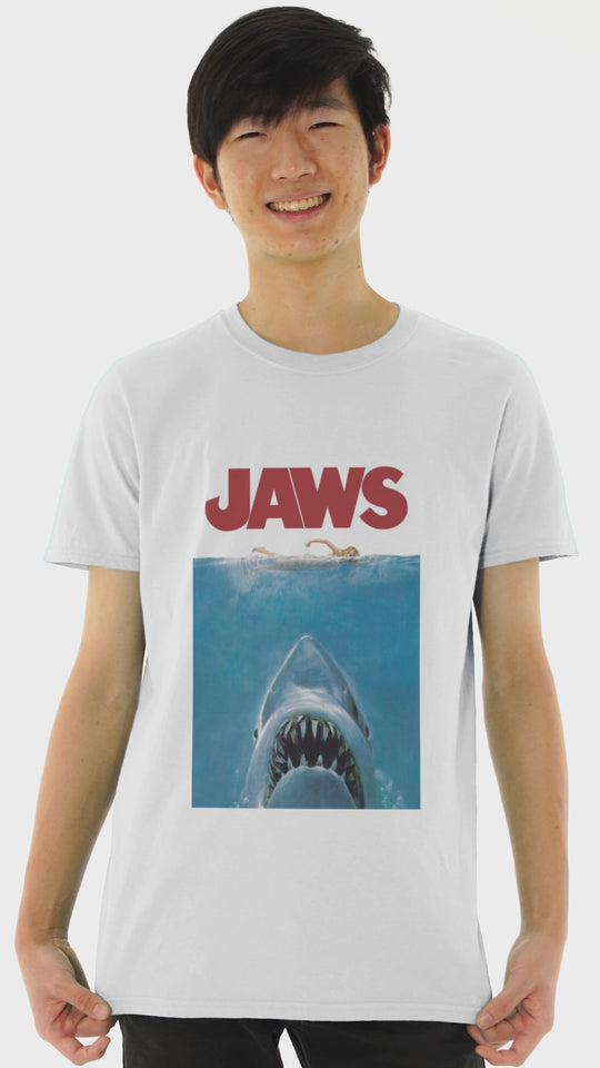 Playera Hombre Algodón Tiburón "Jaws" Poster Películas Terror Beloma