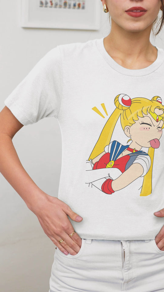 Playera Anime Mujer Sailor Moon Magia Poder Lunar Beloma