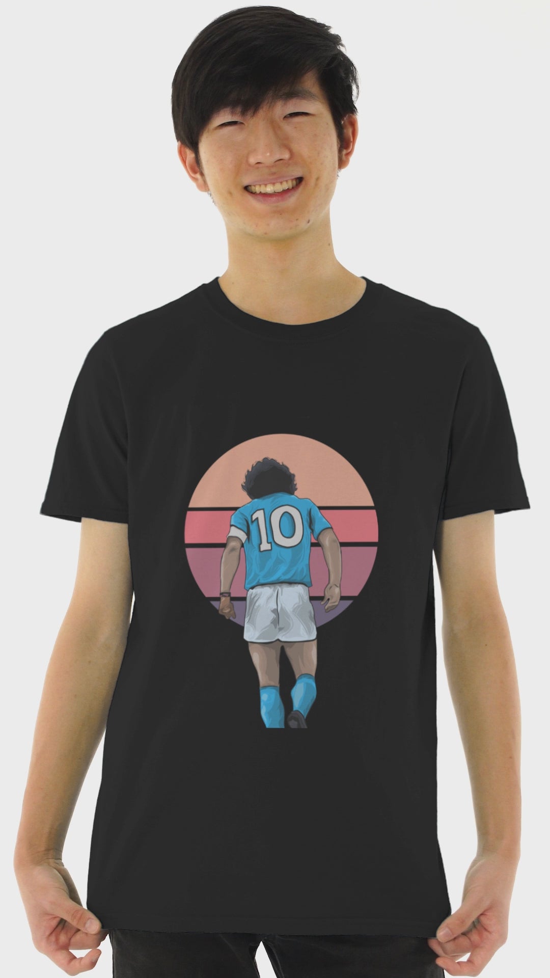 Playera Futból Hombre Algodón Maradona 10 Argentina Beloma