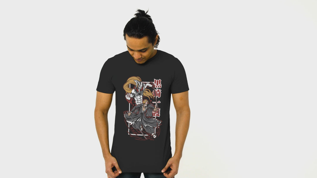 Playera Anime Hombre Algodon Bleach Ichigo Kurosaki Beloma