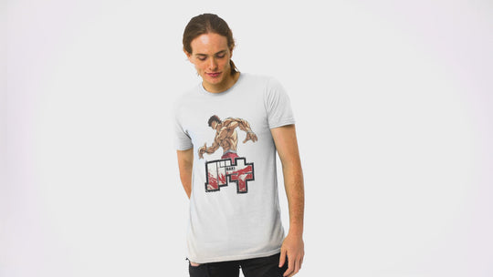 Playera Anime Hombre Algodon Baki Hanma Artes Marciales Beloma