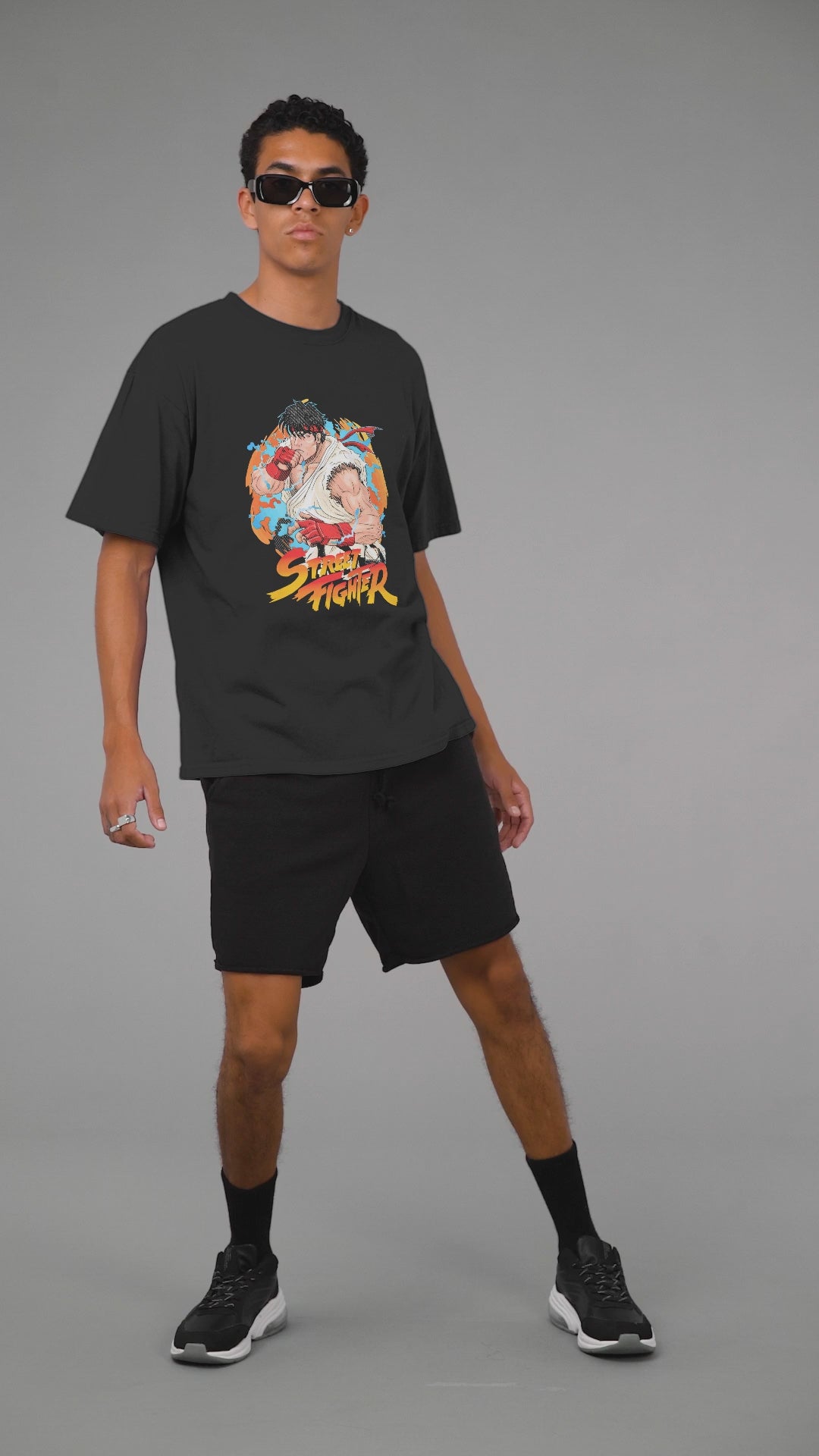 Playera Hombre Algodón Street Fighter Ryu Clásico Videojuegos Beloma
