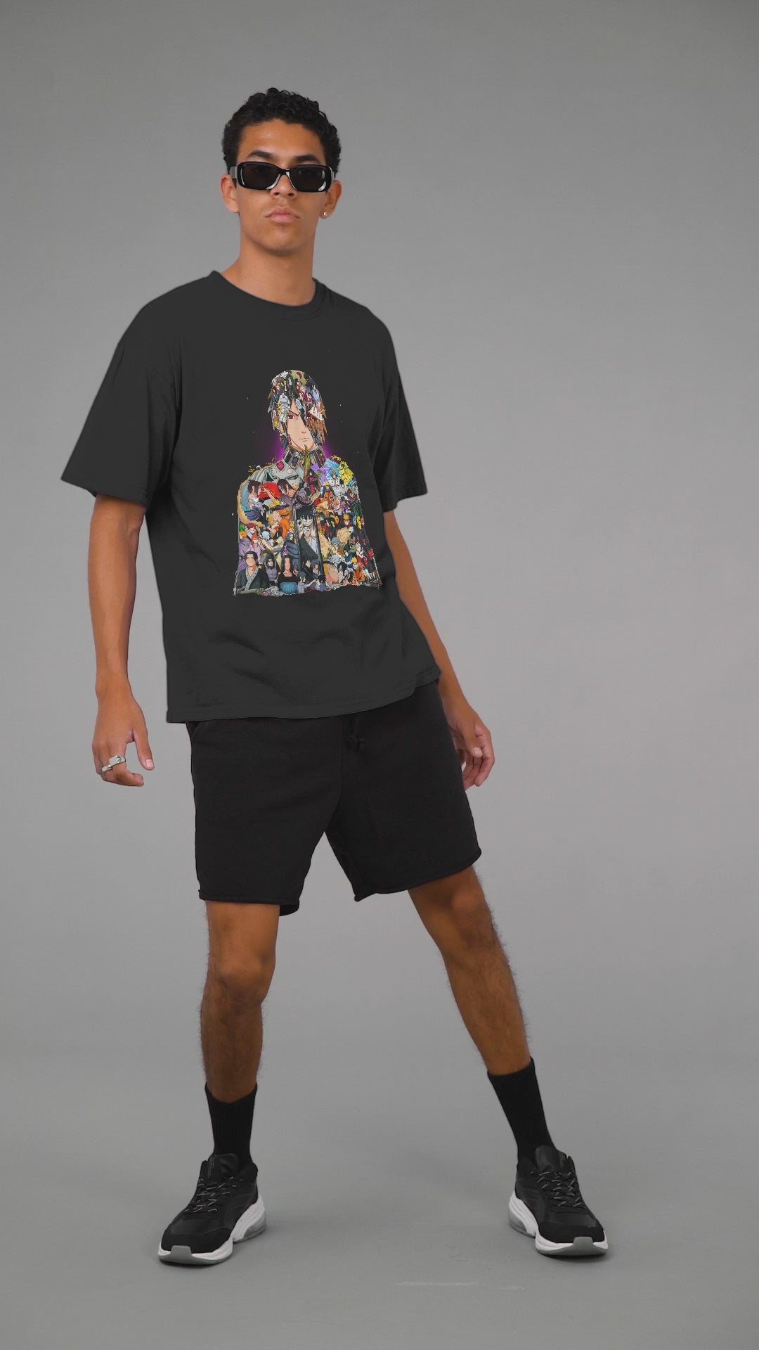 Playera Anime Hombre Algodon Naruto Sasuke Uchiha Beloma