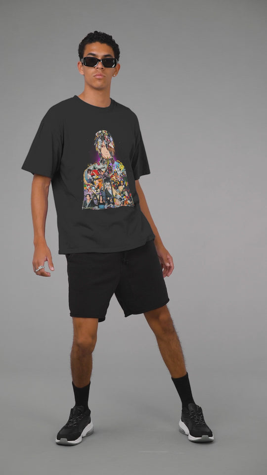 Playera Anime Hombre Algodon Naruto Sasuke Uchiha Beloma