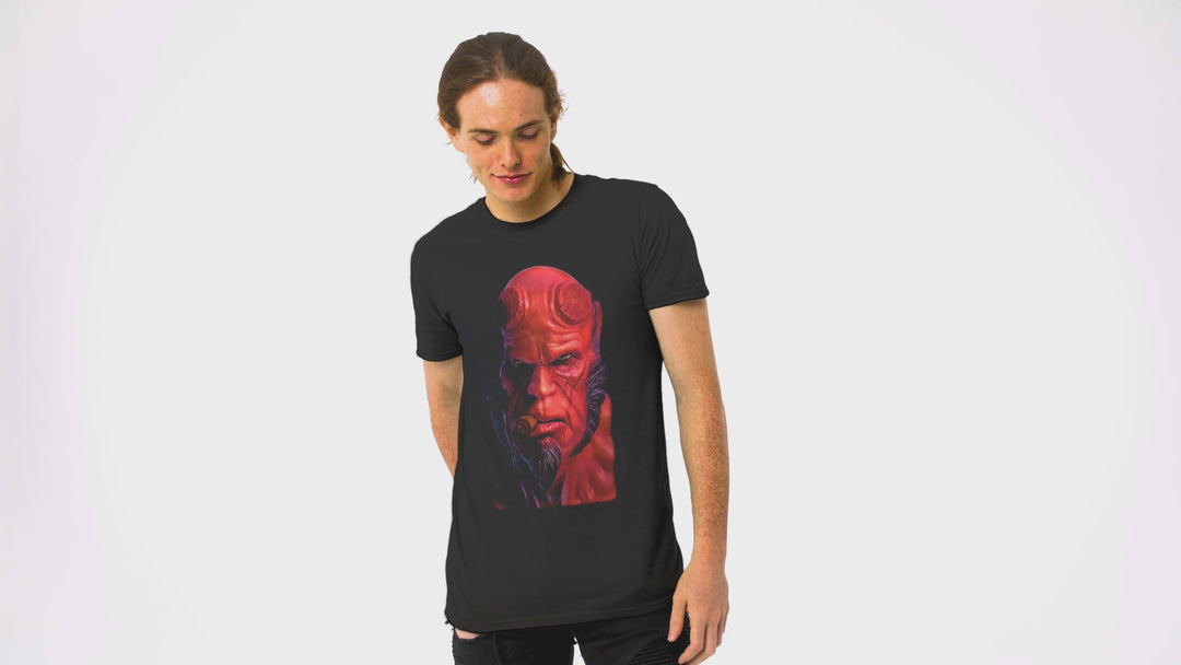 Playera Hombre Algodón HellBoy Películas Beloma