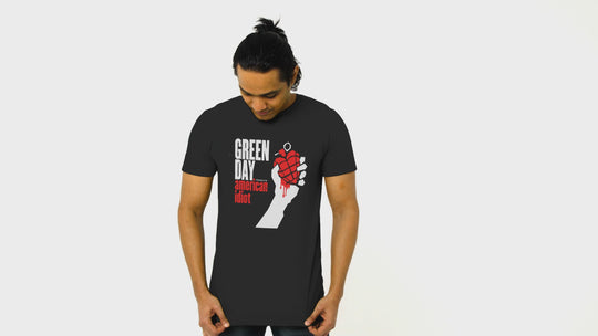 Playera Hombre Algodón Green Day Música Beloma