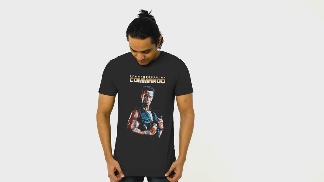 Playera Hombre Algodón Comando Películas Beloma